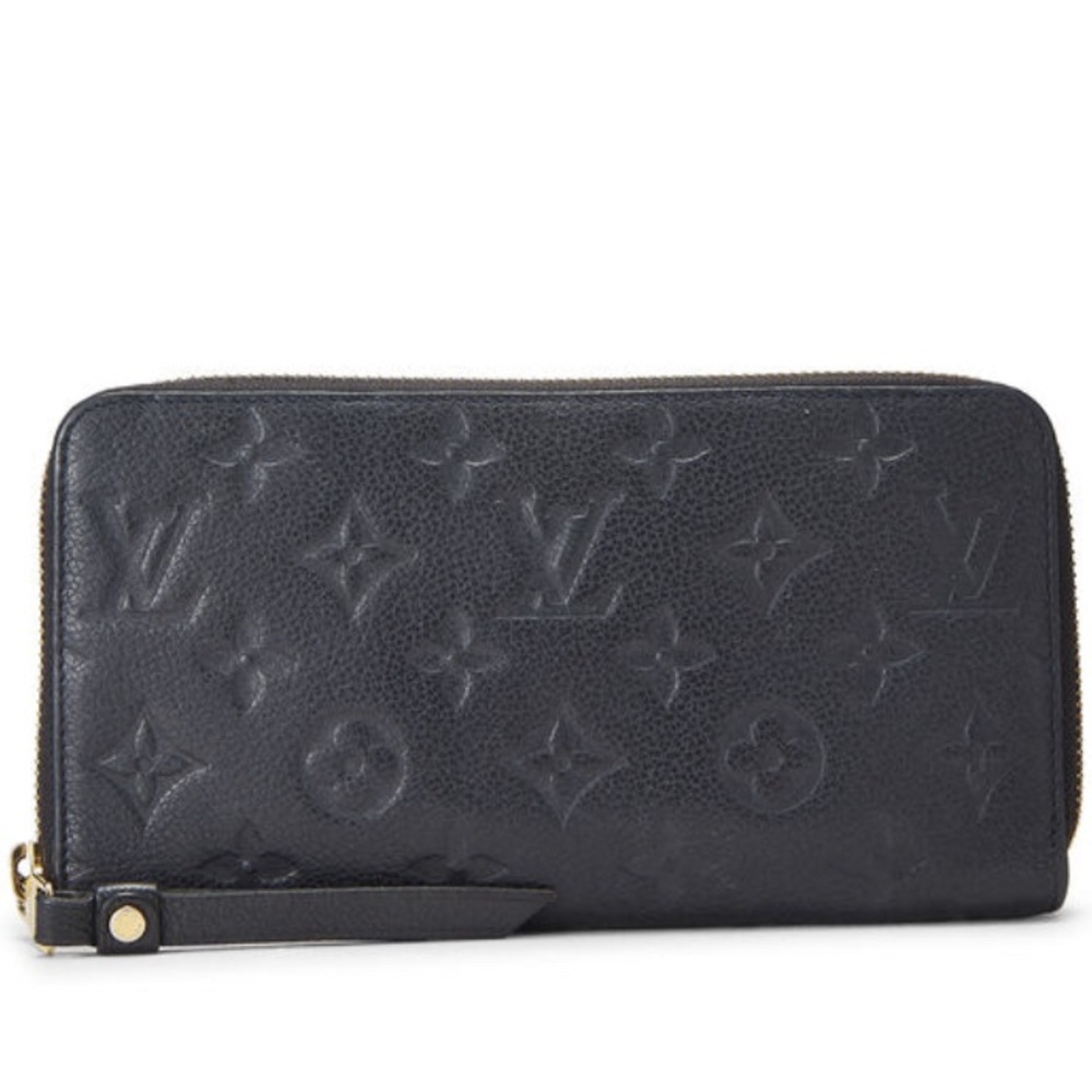 Louis Vuitton Zippy Wallet - Black Monogram Empreinte Leather